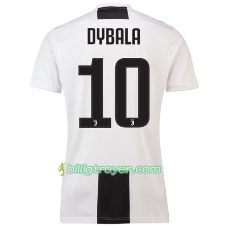 Billige Fotballdrakter Juventus Dybala 10 Hjemmedraktsett 2018/19 Kortermet